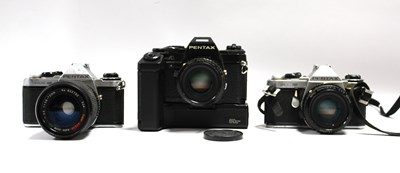 Lot 853 - Pentax Super A 35mm SLR Film Camera with...