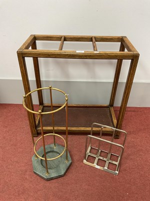 Lot 1581 - An Early 1900s Arts and Crafts Style Oak Stick...