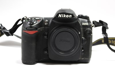 Lot 719 - Nikon D200 DSLR Camera Body, black, Untested.