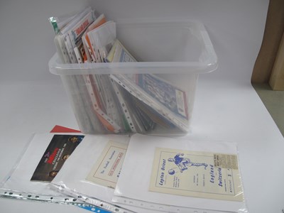 Lot 611 - England Representative Programmes Under 21's,...