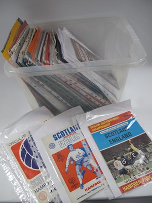 Lot 616 - England Away Programmes 1960 and Later,...