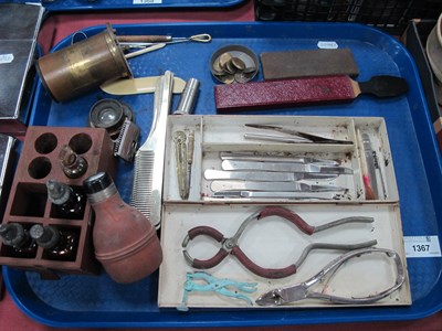 Lot 1367 - Early 1900s Medical Items, including surgeon's...