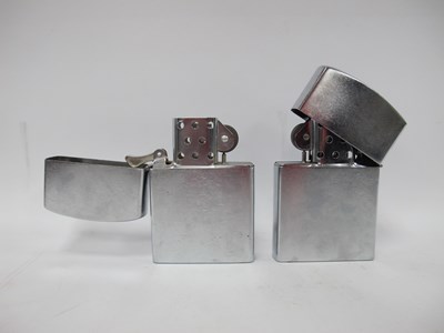Lot 1370 - Two Large Shop Display Zippo Lighters, 17cm...