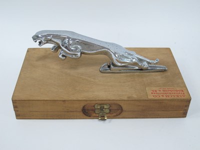 Lot 1324 - A Mid 1900s Chrome Jaguar Car Mascot, 20cm...