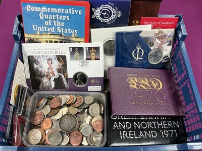 Lot 430 - Collection Of Coins And Coin Sets, includes a...