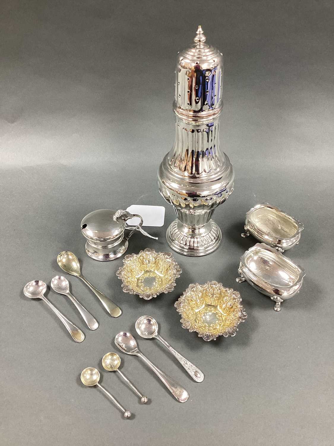 Lot 46 - A Pair of Hallmarked Silver Salts, together...