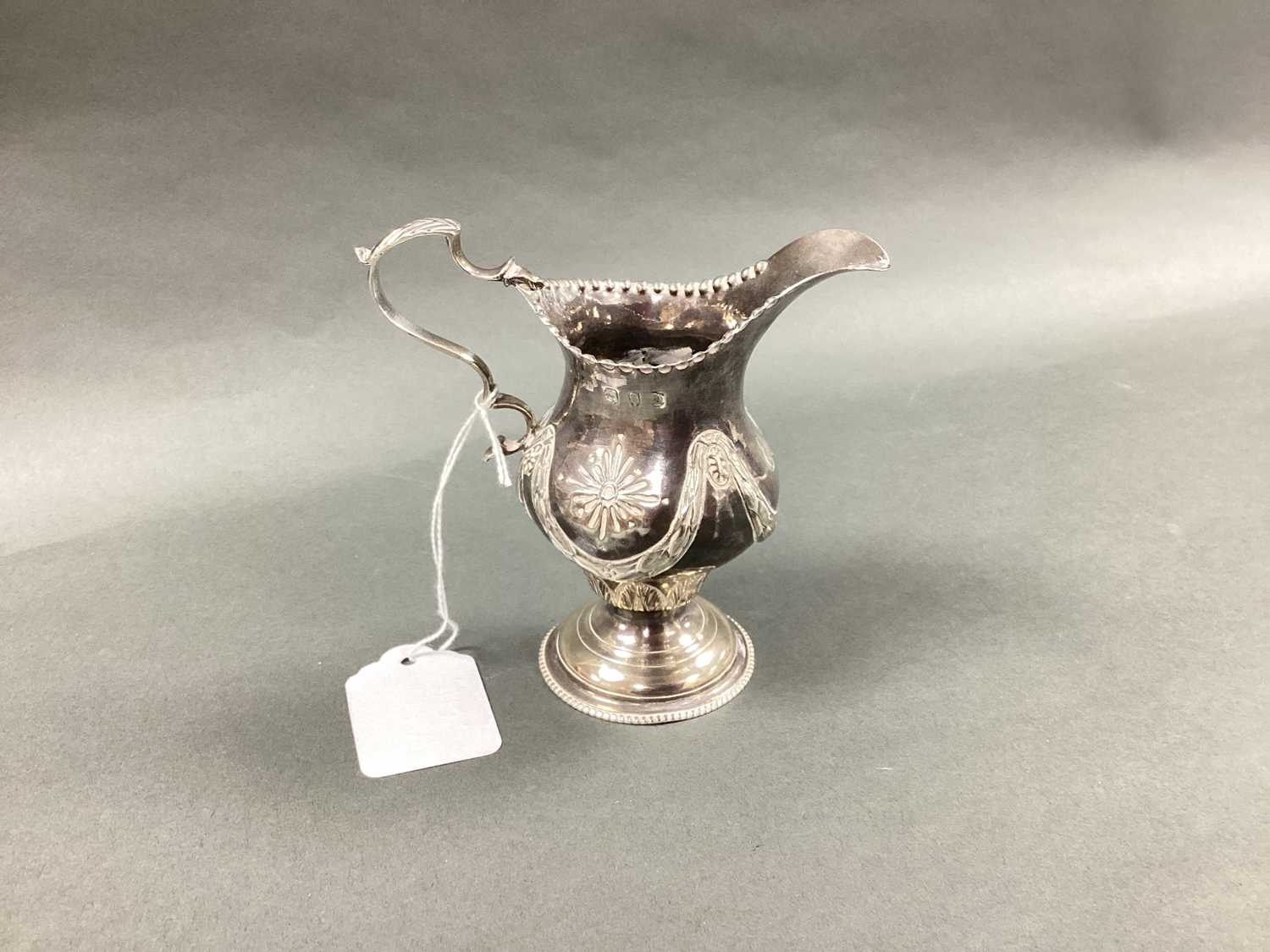 Lot 11 - George III Hallmarked Silver Miniature Jug,...