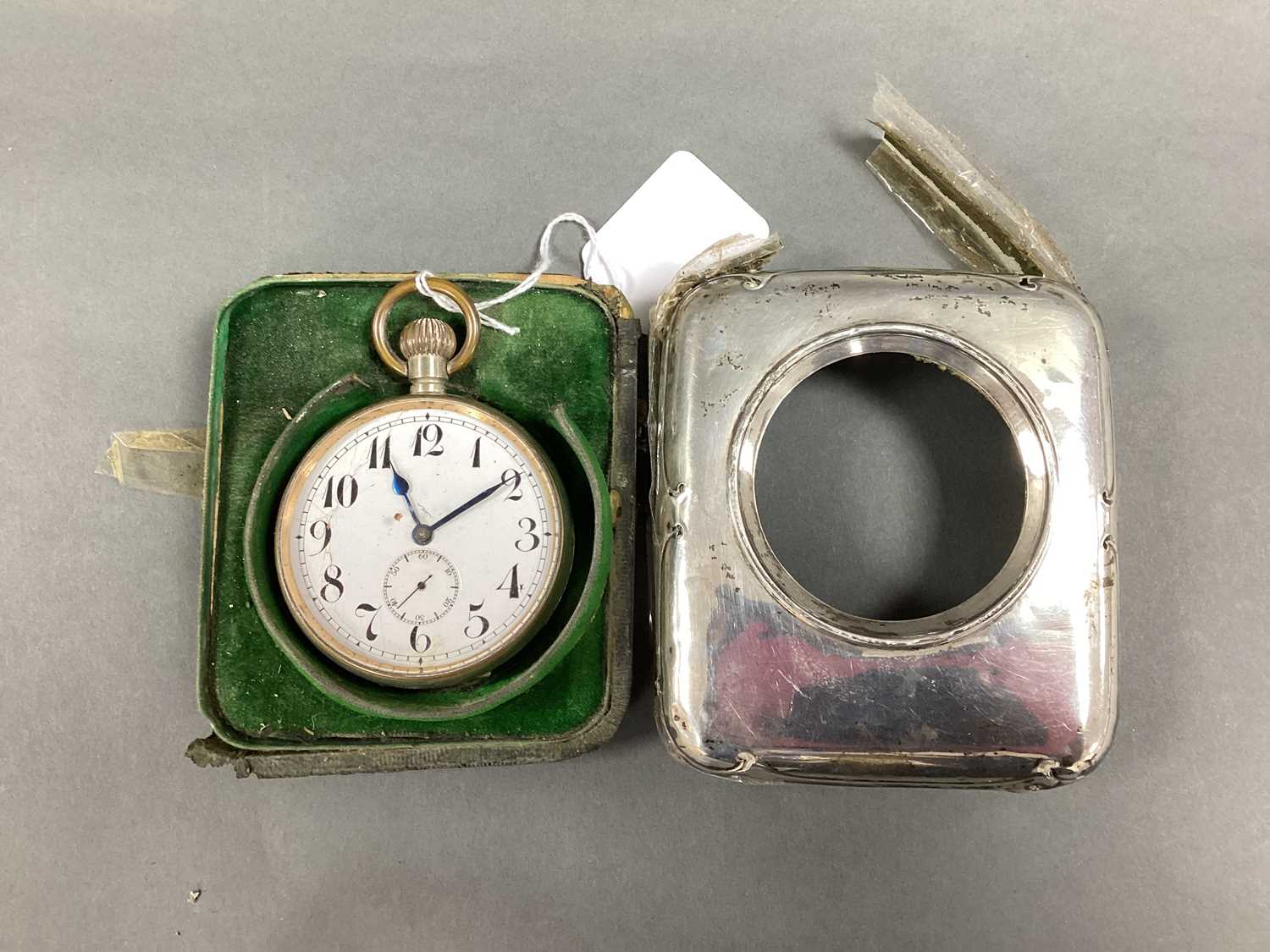 Lot 40 - A Hallmarked Silver Mounted Travelling Pocket...