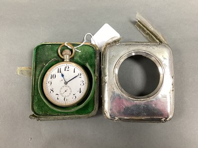 Lot 40 - A Hallmarked Silver Mounted Travelling Pocket...
