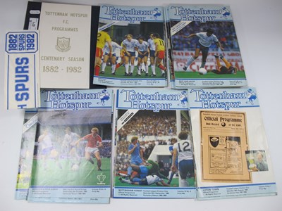 Lot 571 - Tottenham Hotspur, Centenary Season Programmes,...