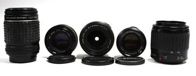 Lot 789 - Camera Lenses; Asahi Pentax SMC Takumar 55mm...