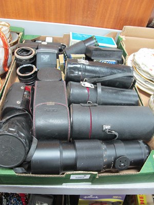 Lot 1062 - A Large Collection of Camera Lenses to include...