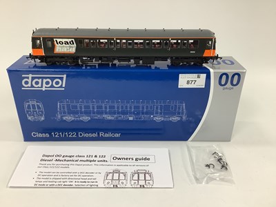 Lot 877 - A boxed Dapol 00 gauge Class 122 railcar in...