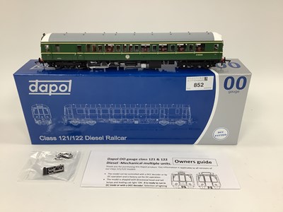 Lot 852 - A boxed Dapol 00 gauge Class 122 railcar...