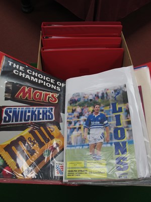 Lot 750 - Final Programmes, including Auto Windscreens,...