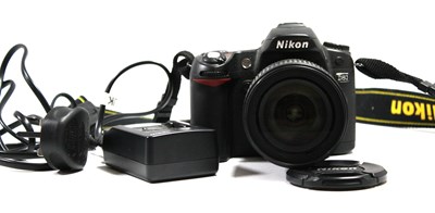 Lot 717 - Nikon D80 DSLR Camera with attached AF-S...