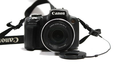 Lot 712 - Canon Powershot SX50 HS Digital Bridge Camera,...