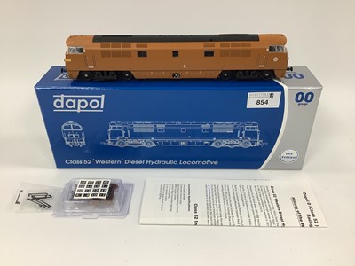 Lot 854 - A boxed Dapol 00 gauge "Western" class...