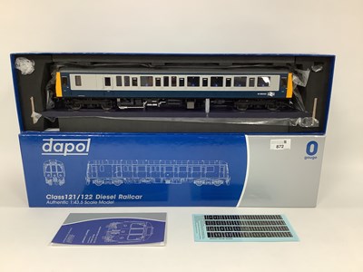 Lot 872 - A Boxed Dapol 'O' Gauge Class 122 Railcar...