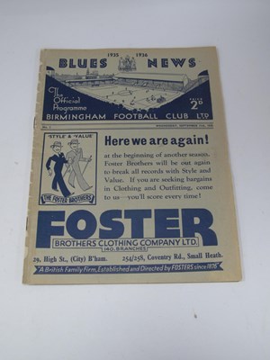 Lot 683 - 1935-36 Birmingham City v. Leeds United Twelve...