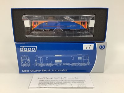 Lot 844 - A boxed Dapol 00 gauge Class 73 locomotive...