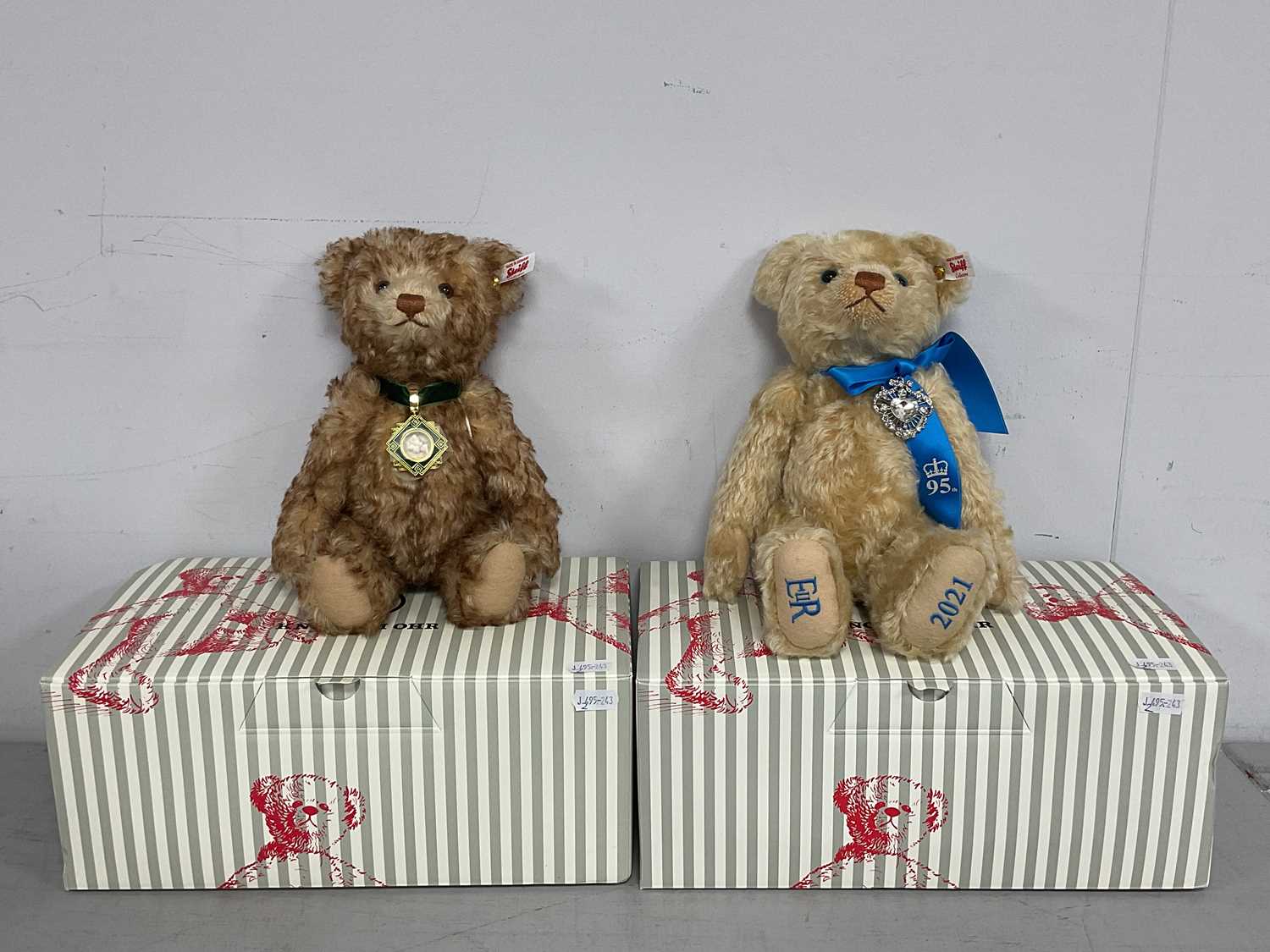Lot 346 - Two Modern Limited Edition Steiff Teddy Bears,...