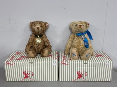 Lot 346A - Two Modern Limited Edition Steiff Teddy Bears,...