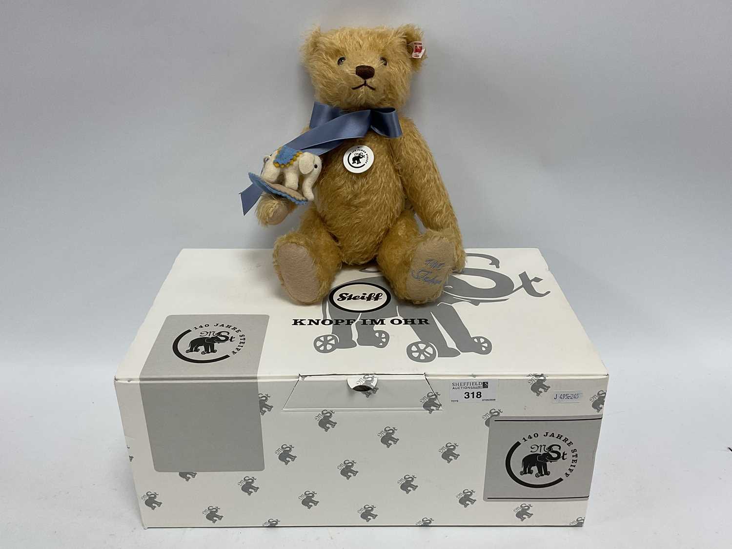 Lot 318 - A Modern Steiff Jointed Limited Edition bear...