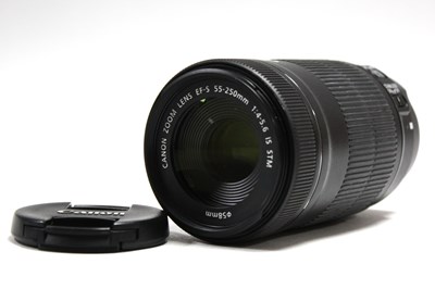 Lot 785 - Canon EF-S 55-250mm f/4-5.6 IS STM Lens, black,...