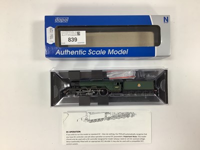 Lot 839 - A boxed Dapol N gauge A3 class "60077 The...