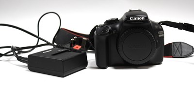 Lot 711 - Canon EOS 1100D DSLR Camera Body, black, with...