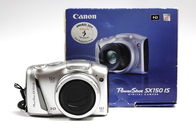 Lot 745 - Canon PowerShot SX150 IS Digital Camera,...