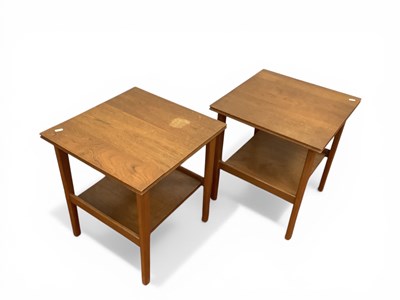 Lot 1594a - Pair of Teak Coffee Tables, circa 1970s, each...