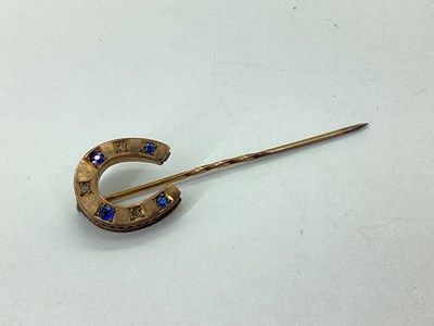 Lot 156 - A Victorian Horseshoe Stickpin, alternate...