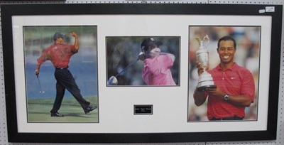 Lot 471 - Golf - Tiger Woods Autograph, black pen signed...