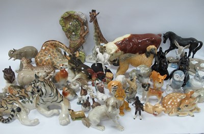 Lot 1196 - Large quantity of ceramic animal figures,...