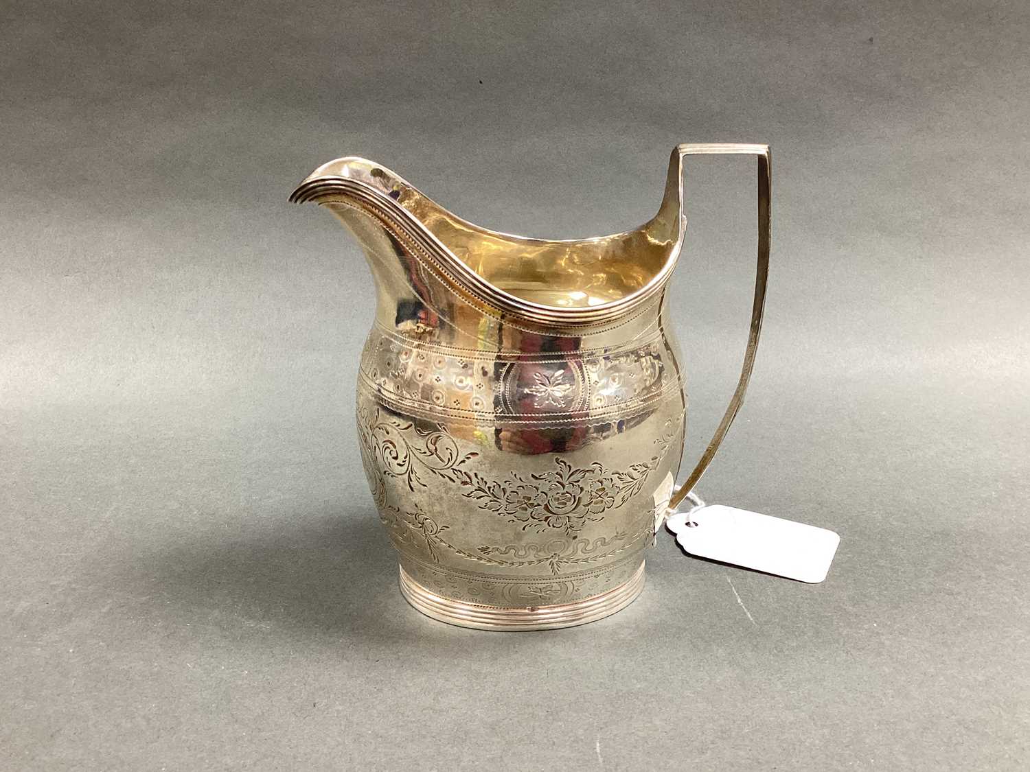 Lot 16 - George III Hallmarked Silver Jug, Samuel...