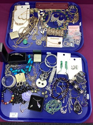 Lot 201 - A Collection of Modern Costume Jewellery,...