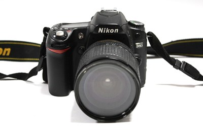 Lot 718 - Nikon D80 DSLR Camera with attached AF-S...
