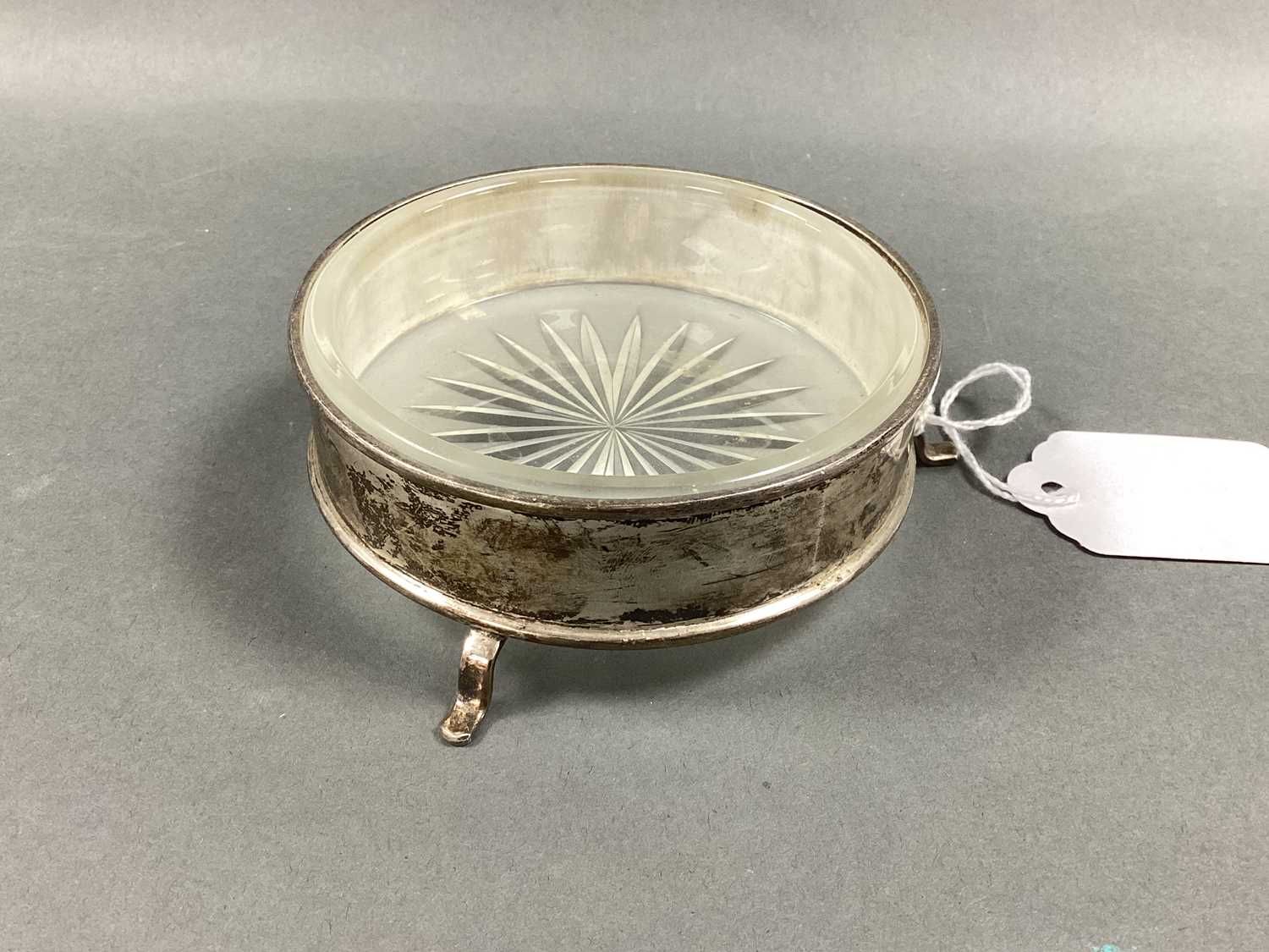 Lot 36 - A Hallmarked Silver Dish Ring, of plain design,...