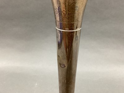 Lot 31 - A Hallmarked Silver Filled Spill Vase, A T...