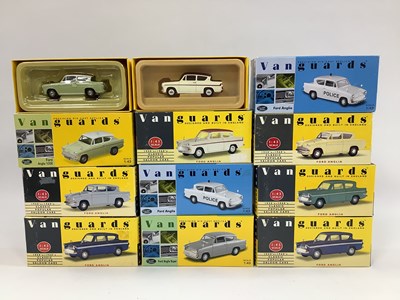 Lot 591 - Ten Lledo Vanguards 1:43rd scale diecast model...