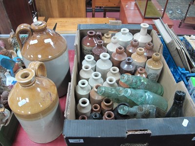 Lot 1064 - Stoneware Bottles, jars, glass lemonade/beer...