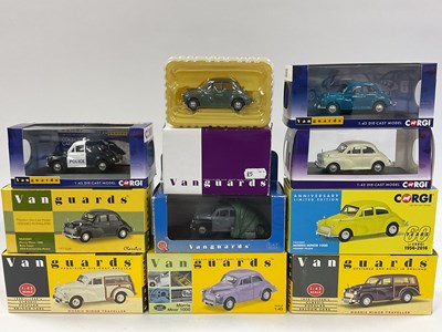 Lot 624 - Ten Corgi, Lledo Vanguards 1:43rd scale...