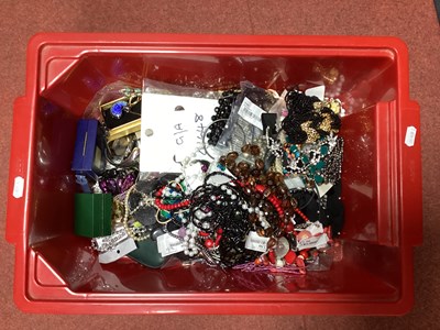 Lot 232 - A Mixed Lot of Assorted Costume Jewellery:-...