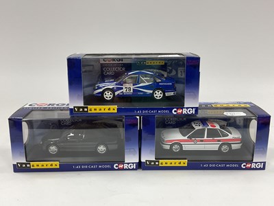 Lot 641 - Three Corgi Vanguards 1:43rd scale diecast...