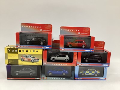 Lot 682 - Eight Corgi, Hornby Vanguards 1:43rd scale...