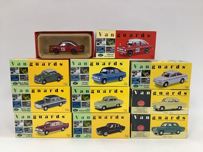 Lot 593 - Ten Lledo Vanguards 1:43rd scale diecast model...