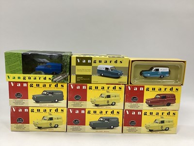 Lot 677 - Eight Lledo Vanguards 1:43rd scale diecast...