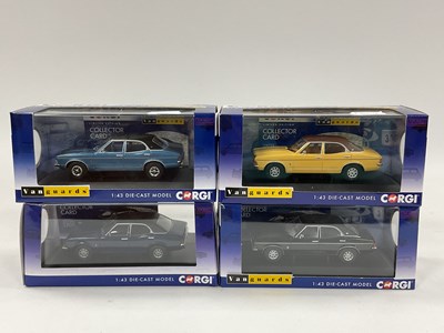 Lot 608 - Four Corgi Vanguards 1:43rd scale diecast...